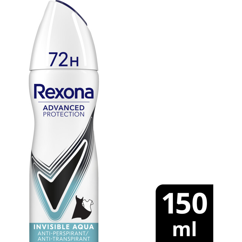 Een afbeelding van Rexona Invisible aqua anti-transpirant spray