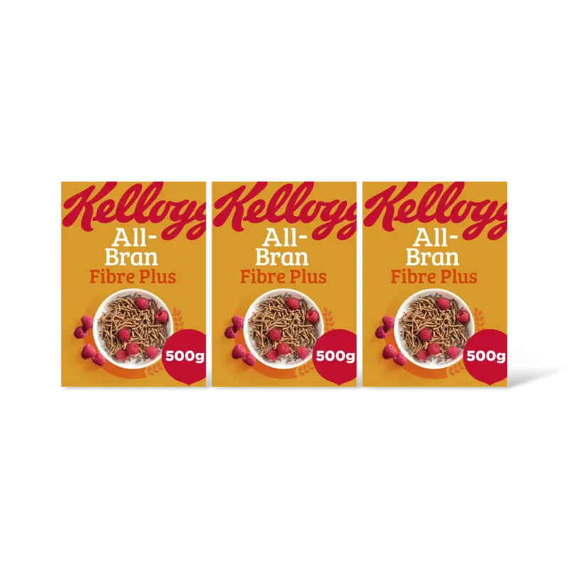 Kellogg's All-bran plus 3-pack