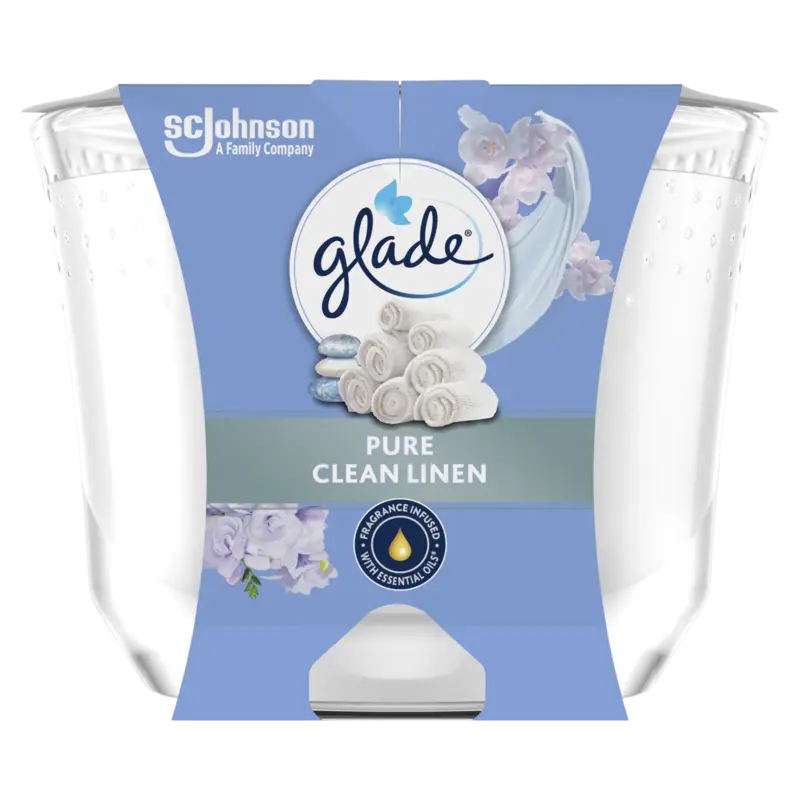 Glade Geurglas clean linnen raapzaadwas