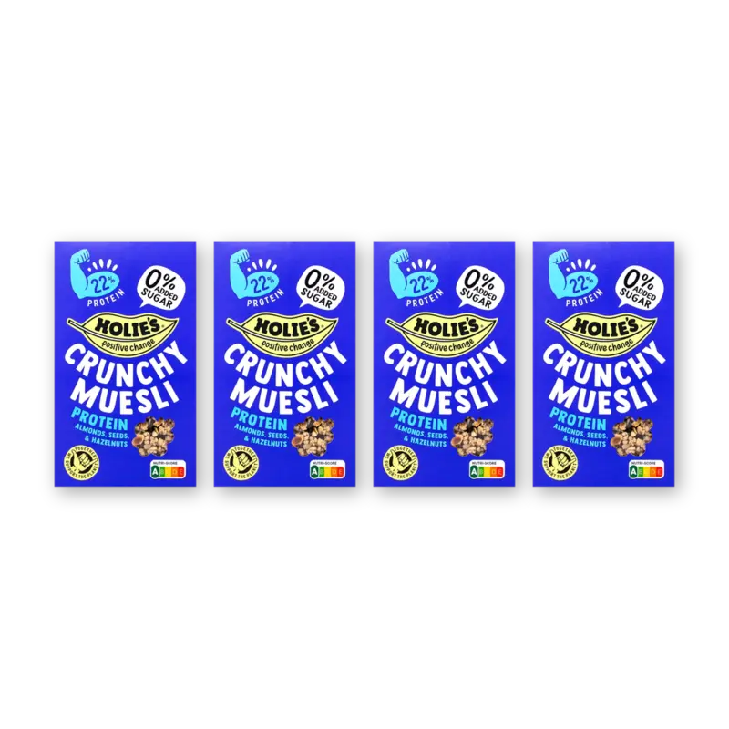 Holie's Crunchy muesli protein 4-pack