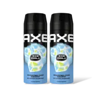 Axe Ice chill deodorant bodyspray 2-pack