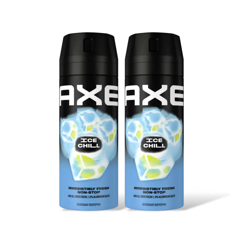 Axe Ice chill deodorant bodyspray 2-pack