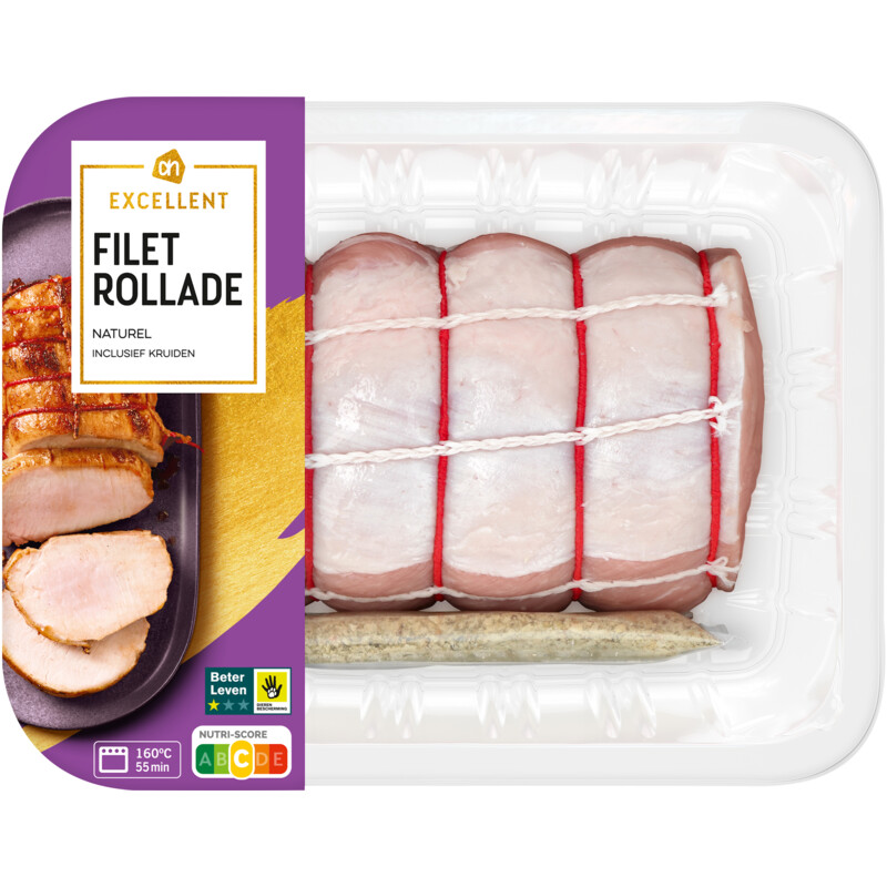 AH Excellent Varkensfiletrollade naturel
