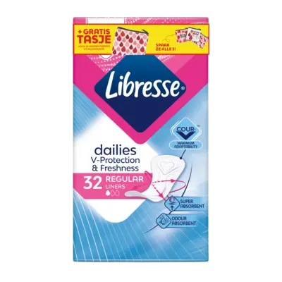 pdp-image-Libresse Dailies fresh regular inlegkruisjes