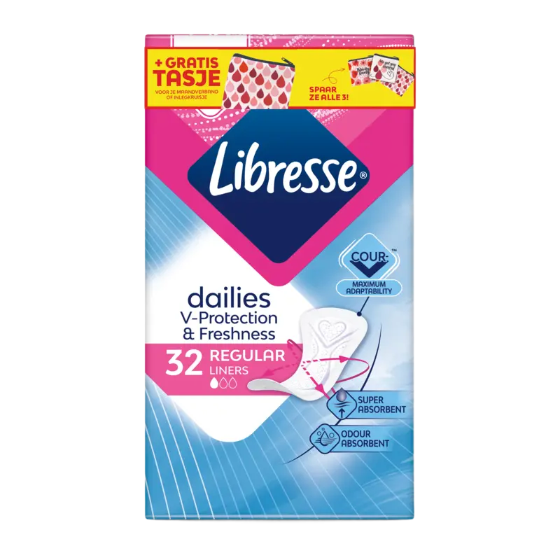 Libresse Dailies fresh regular inlegkruisjes