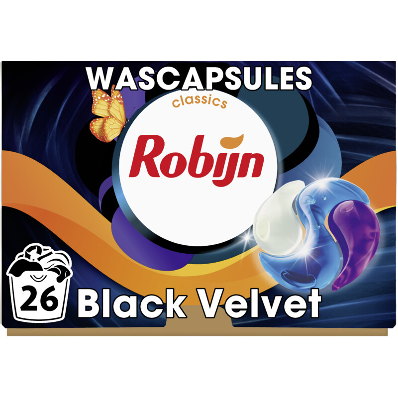 Robijn Wascapsules black velvet