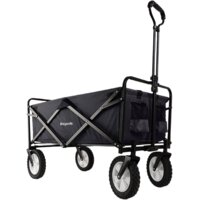 Een afbeelding van Lifegoods Foldable wagon 70 KG - Black