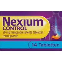 Een afbeelding van Nexium Control 20mg maagsapresistente tabletten