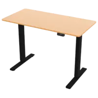 Brixy Zit sta bureau elektrisch bruin 120x60cm