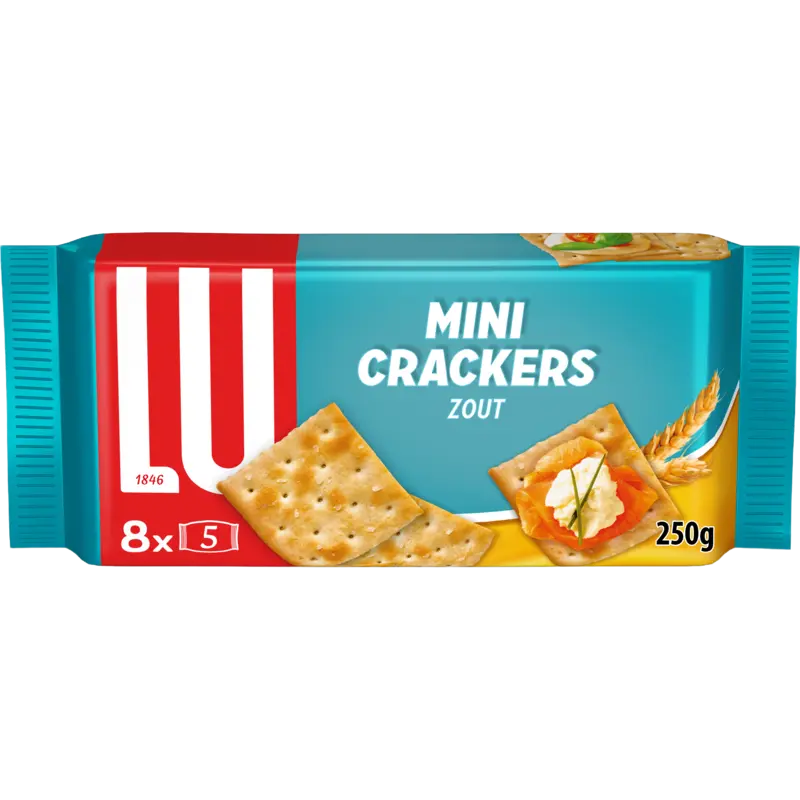 LU Mini crackers zout