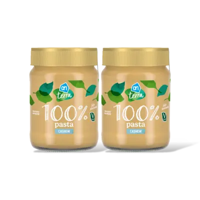 pdp-image-AH Terra Plantaardig 100% pasta cashew 2-pack