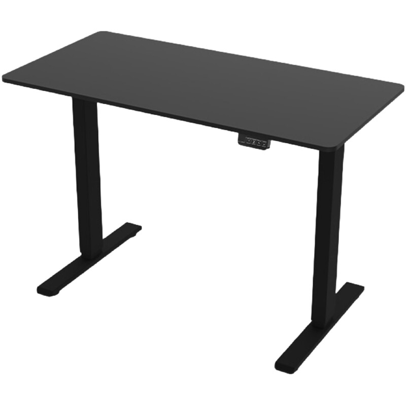Een afbeelding van Brixy Zit sta bureau elektrisch zwart 120x60cm