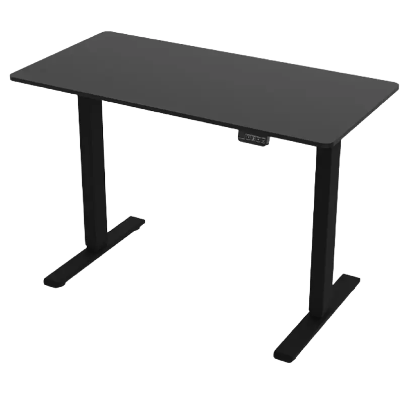 Brixy Zit sta bureau elektrisch zwart 120x60cm