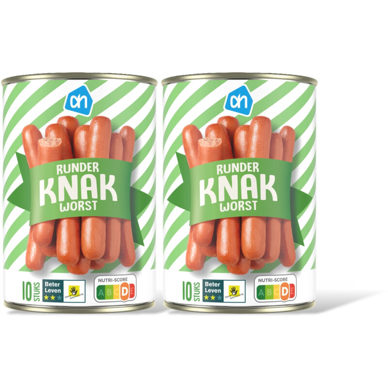 AH Runder knakworst 2-pack