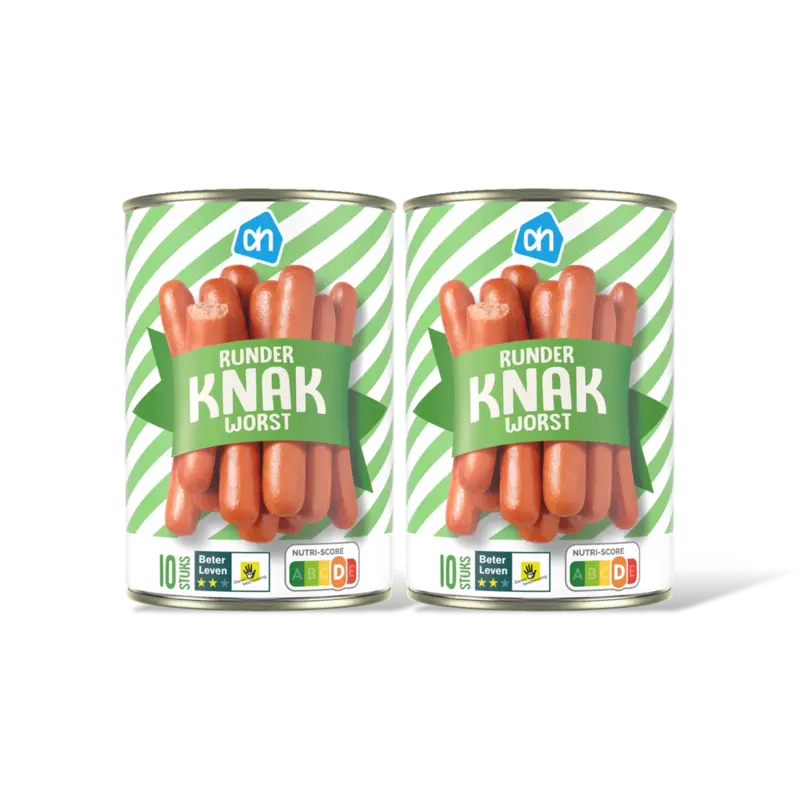 AH Runder knakworst 2-pack
