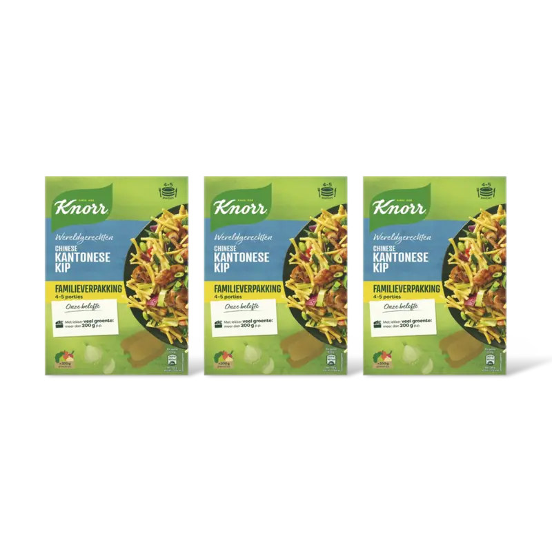 Knorr Chinese kantonese kip 3-pack
