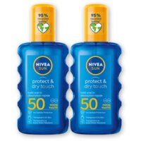 Nivea Sun Protect & dry touch spray spf50 2-pack