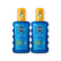 Nivea Sun Protect & dry touch spray spf50 2-pack
