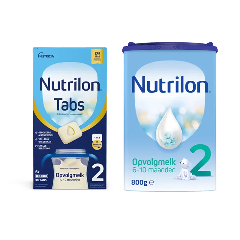 Tabs 2 + Opvolgmelk 2 800 gr pakket