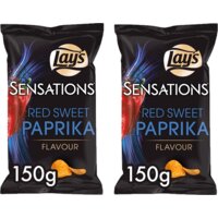 Een afbeelding van Lay's Sensations Red Sweet Paprika 2-pack