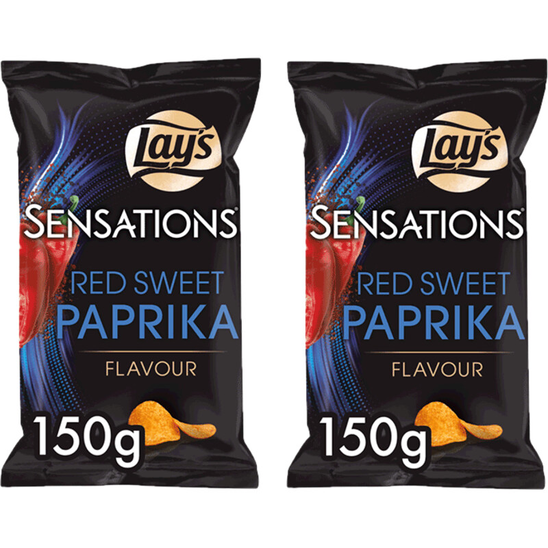 Een afbeelding van Lay's Sensations Red Sweet Paprika 2-pack