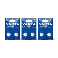 Varta Knoopcelbatterij lithium CR2025 3-pack
