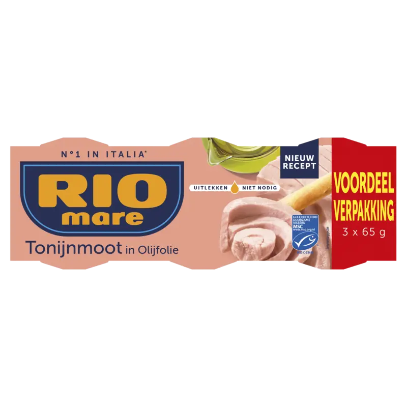 Rio Mare Tonijnmoot in olijfolie 3-pack