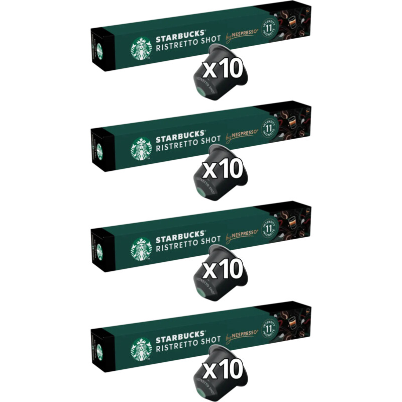 Starbucks Nespresso ristretto capsules 4-pack