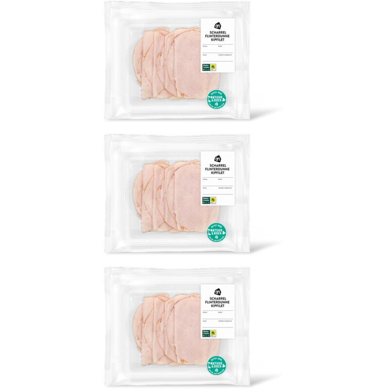 AH Scharrel flinterdunne kipfilet 3-pack