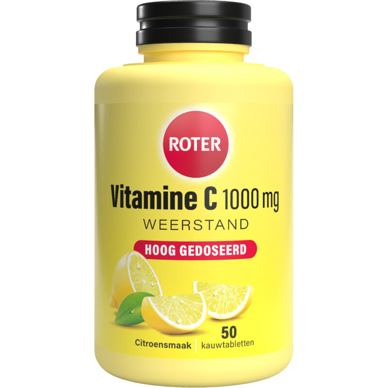 Een afbeelding van Roter Vitamine C 1000mg kauwtablet citroen