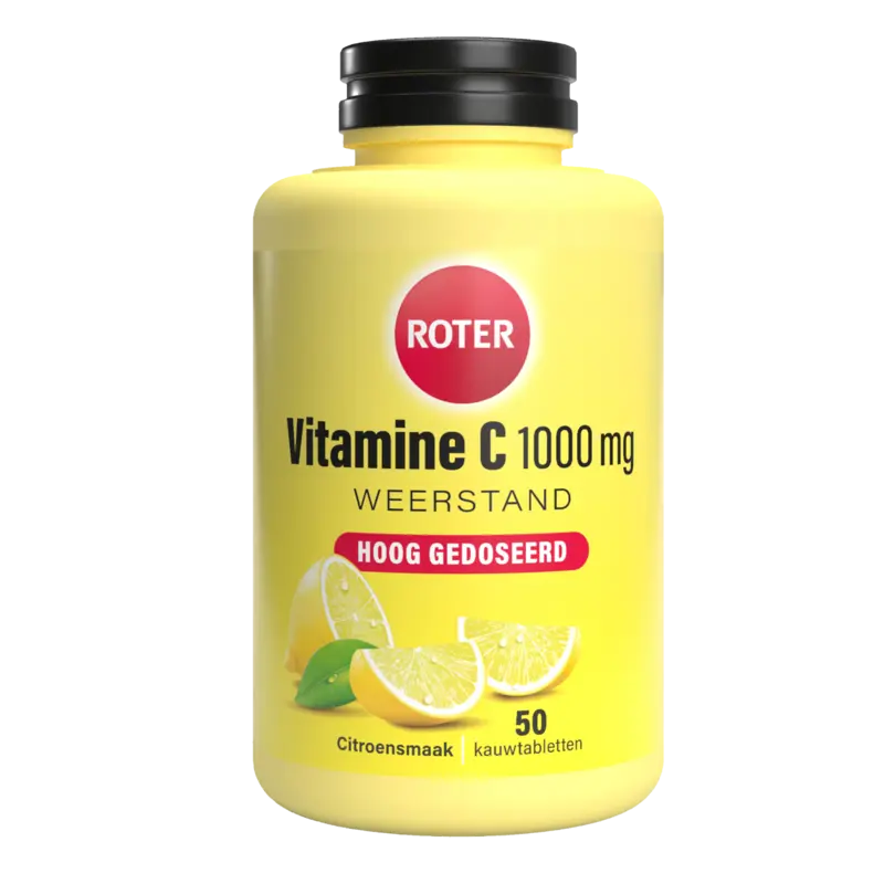 Vitamine C 1000mg kauwtablet citroen