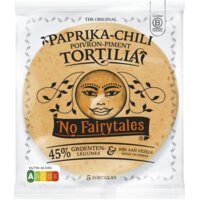 Een afbeelding van No Fairytales Paprika & chili tortilla wraps