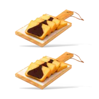 AH Roomboter cakeplakjes marmer 2-pack