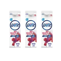 Vifit Drinkyoghurt vruchten 500ml 3-pack
