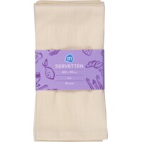 AH Servet linnen uni geel