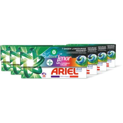 pdp-image-Ariel 4-in-1 pods+ unstoppable wascapsule 6pk