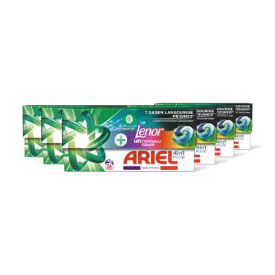 pdp-image-Ariel 4-in-1 pods+ unstoppable wascapsule 6pk