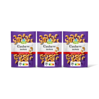 pdp-image-AH Biologisch Ongebrande cashewnoten 3-pack