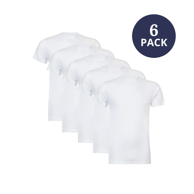 Ten Cate 3x 2-pack t-shirt wit L