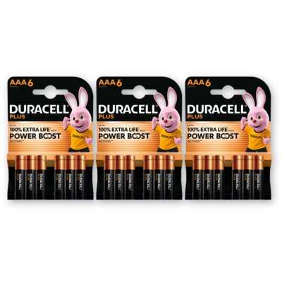 pdp-image-Duracell Plus AAA-alkaline batterijen MN2400 3-pk