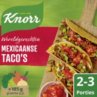 Een afbeelding van Knorr Wereldgerechten Mexicaanse taco's