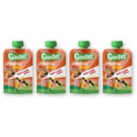 Goodies Knijpfruit smoothie perzik banaan 3+ 4pk