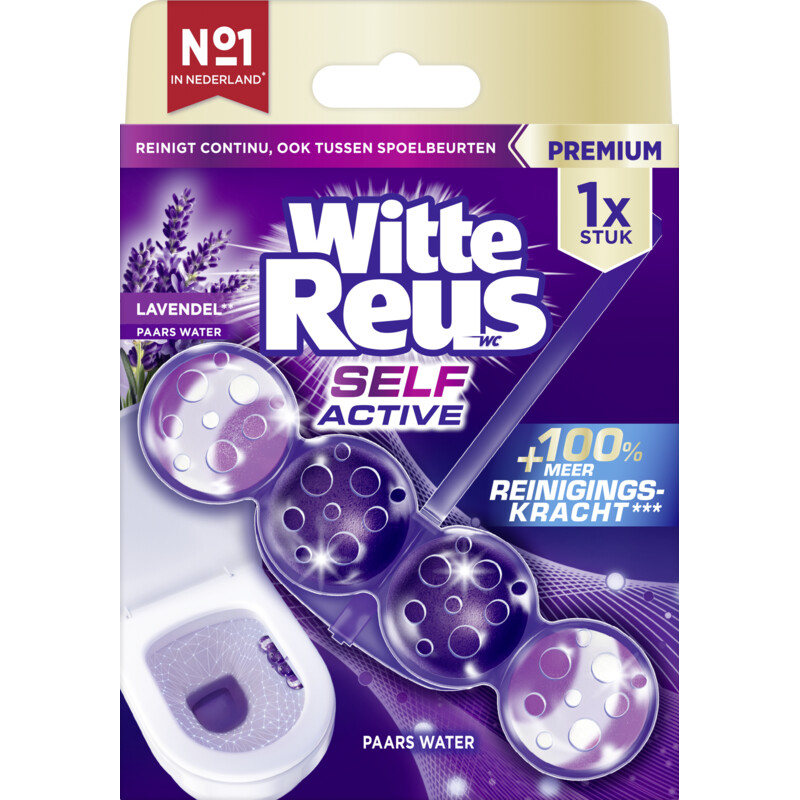 Witte Reus Toiletblok self active lavendel