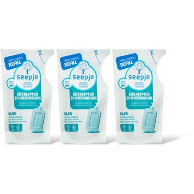 pdp-image-Seepje Handzeep eucalyptus rozemarijn navul 2pk