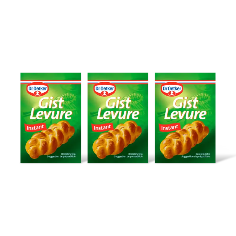 Dr. Oetker Gist levure 3-pack