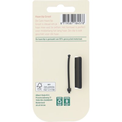 pdp-image-Care Accessories haarclip groot zwart