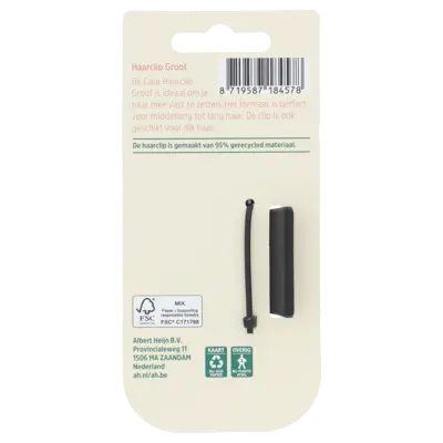 pdp-image-Care Accessories haarclip groot zwart
