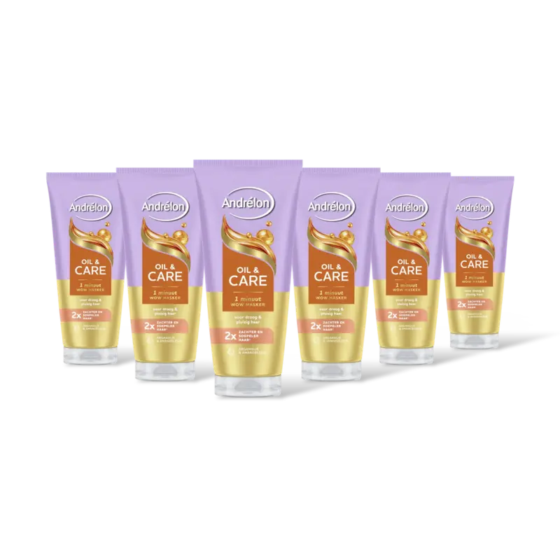 Andrélon Oil & care 1 minuut wow masker 6-pack