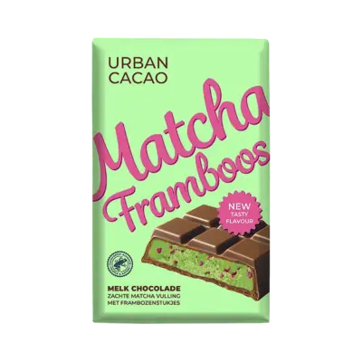 pdp-image-Urban Cacao Matcha framboos chocolade