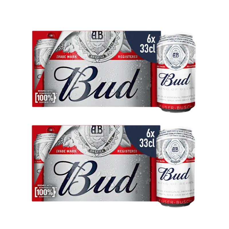 Bud Pilsener 6-pack 2-pack